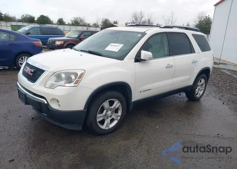 2008 GMC Acadia Slt-1 z USA, uszkodzony, nr VIN 1GKER237X8J238562